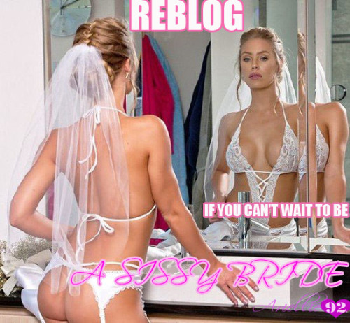 helloariellie: REBLOG IF YOU’RE READY TO BE THE PERFECT BRIDE!
