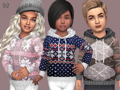 MP Wool Winter Sweaters (Toddler) by MartyPDOWNLOAD AT TSRAdult version sweaters available to downlo