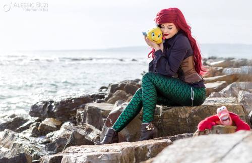 Fiore di Luna (Italy) as Princess Ariel (Steampunk Version).Photos by:  Fotomania