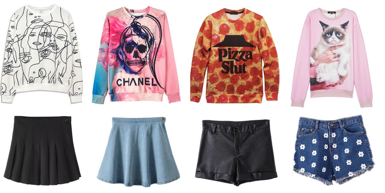 imparalleled:Do you like these outfits? Check out Choies! :)Full sweatshirt collection