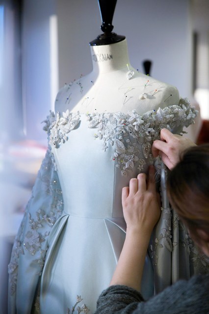 skaodi:Making of the Ralph & Russo Haute Couture Spring/Summer 2015 collection.