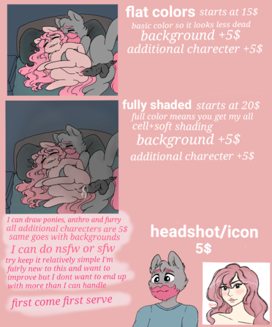 blissus-naughty-doodles: Commissions are finally open yeye~ (special thanks to my friend colorful souls for helping me with the pricing) Commission email is nyannekobutt@gmail.com   Hey guys, lil plug here. Blissu makes really cute art. If you like that