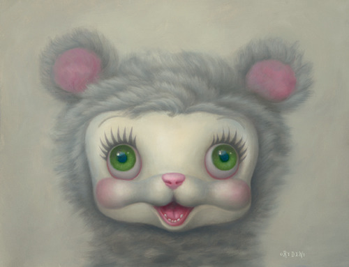 contemporary-artist-gallery: Mark Ryden Snow Yak 2008 11 x 15 in / 28 x 38 cm Oil on Wood 