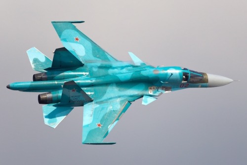 enrique262: Sukhoi Su-34 Twin-engine, twin-seat, all-weather supersonic medium-range fighter-bomber/