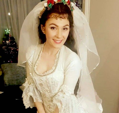 operafantomet:POTO Christmas Calendar 2019: December 16Christine’s Christmas veil in POTO West End(H