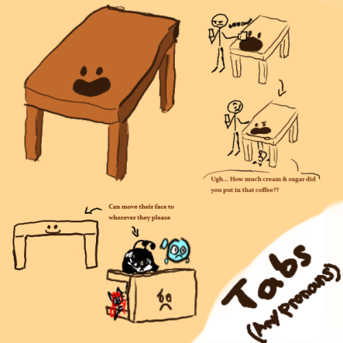 Meet Tabs! He's Just A Table