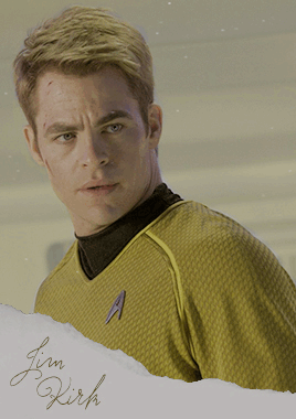 jesslovelace: James Tiberius Kirk for @nzagul‘s birthday! (insp.) There will always be th