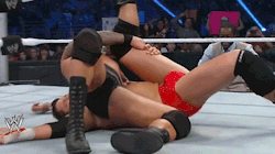 rwfan11:  Wade Barrett gets pinned by Orton