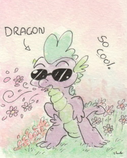 slightlyshade:  He’s not a pony, but I hope this flowerbreathing dragon is acceptable!  x3