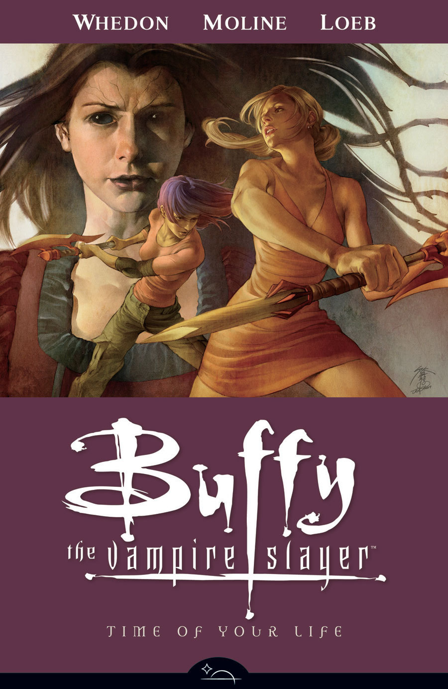 Started and finished #reading: Buffy the Vampire Slayer, Season 8, Vol 4: Time of Your Life.
My favourite of the comic books so far, I think. The script is written by Joss Whedon, and it shows: a clever and complicated storyline (in which Buffy is...
