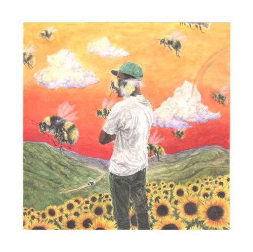 Tyler, The Creator - Flowerboy 8x8inch Watercolor by fyga_art