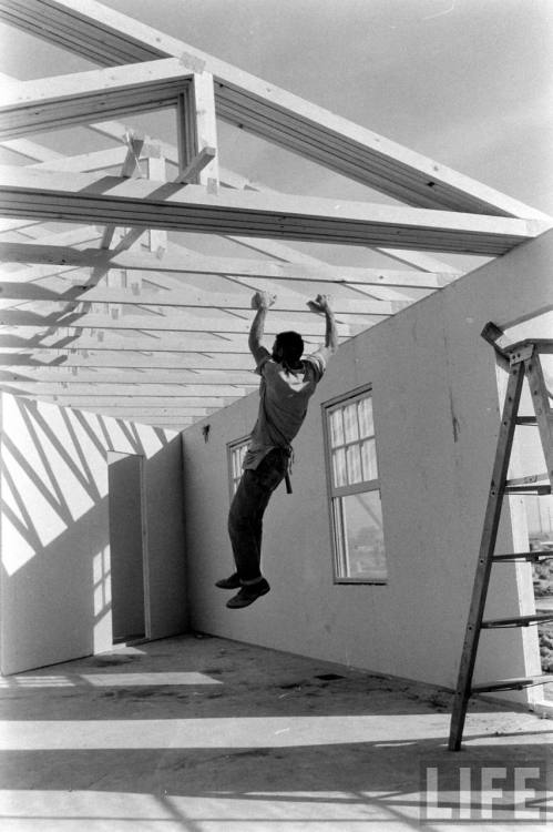 Housing boom in Xenia, Ohio(Al Fenn. 1958)