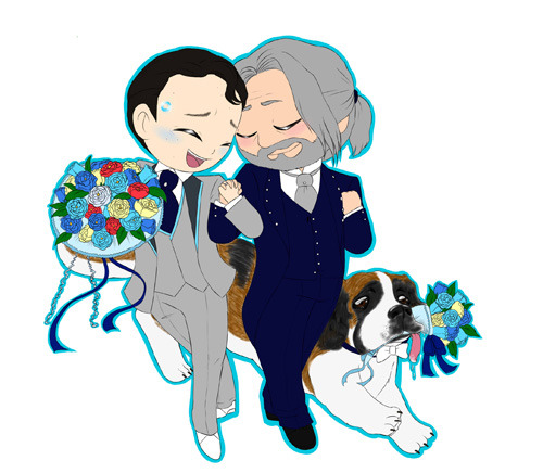 What a happy day !These two were made as gifts for the wedding of friend’s ;3The wedding was s