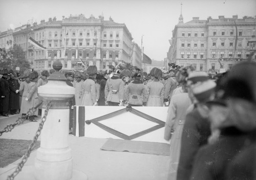 100th Anniversary Celebration On The Occasion Of The Battle Of The Nations Near Leipzig On Vienna's Schwarzenbergplatz