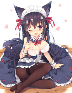 lewd-lounge:  Maid set requested by anonymousAll