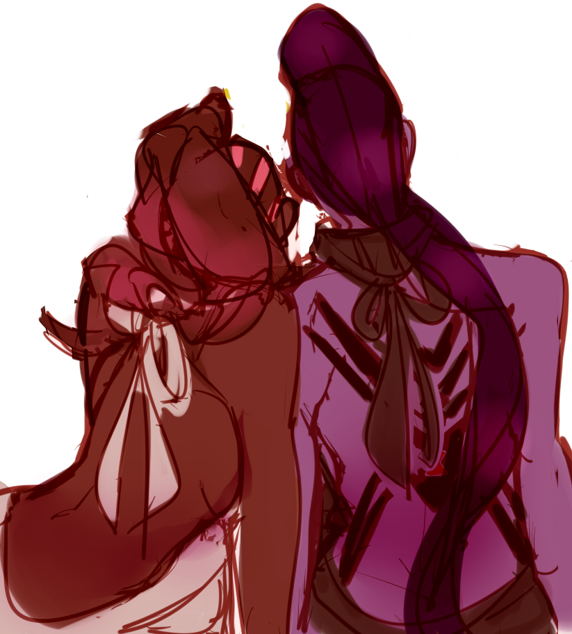 picantemami:  sombramaker in those knitted backless sweaters  