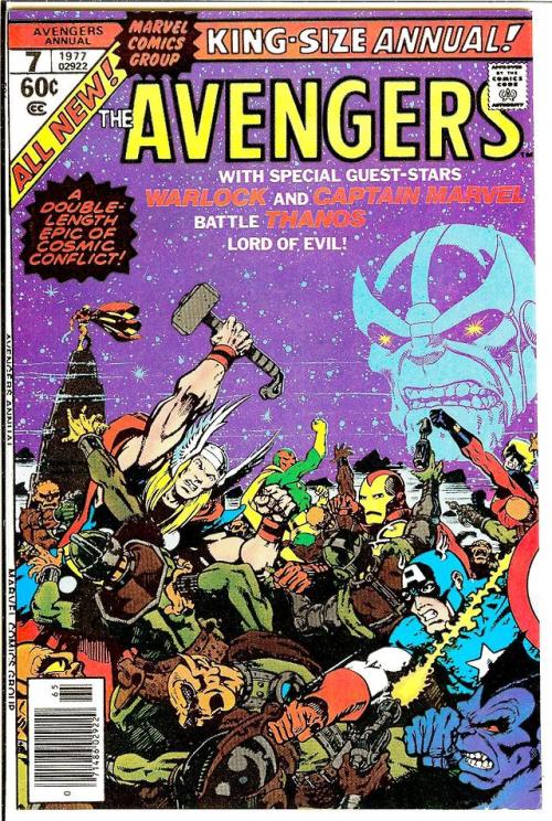 browsethestacks:The Marvel(ous) Covers Of Thanos