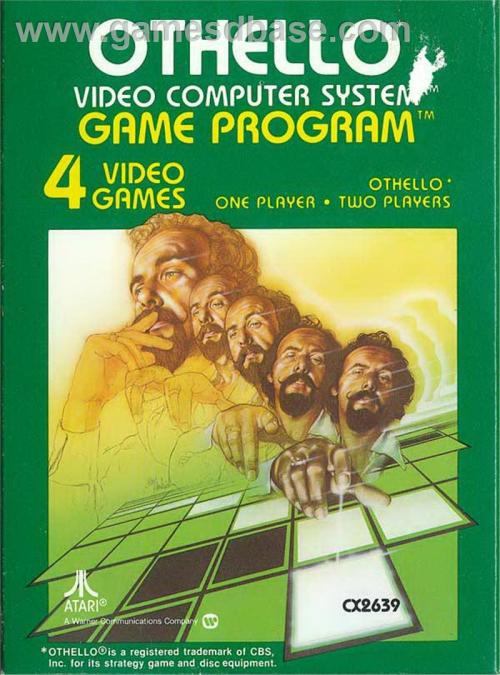 70sscifiart: Fun fact: Atari illustrator Jim Kelly served as the model for the covers to both Othell