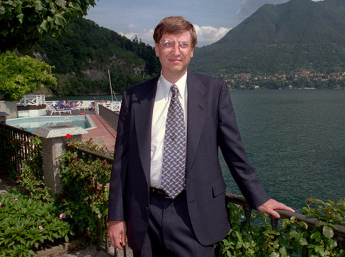 Bill Gates - Cernobbio - Lago di Como - Italy 1995