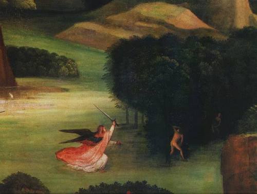 Detail from “Last Judgement Triptych” by Hieronymus Bosch (1504-08)