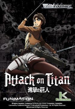 Weiss (Weiß) Schwarz: Attack on Titan Booster Box (Pre-Order) Boxes are up for $63 USD each! P