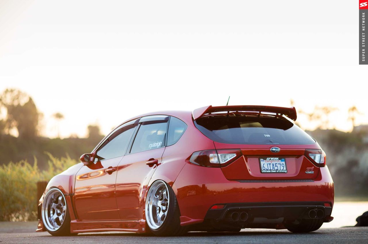 upyourexhaust:  Big-turbo ‘09 Subaru STI Hatchback from Royal OriginPhotos via
