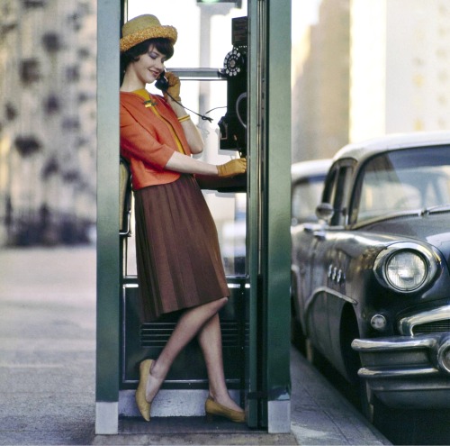 alwaysbevintage:  Model Anne Swedmark photographed by George Barkentin for Mademoiselle, 1962