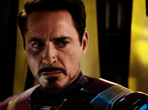 Gif Memeanonymous Requested TONY STARK + 02. Showing Emotion