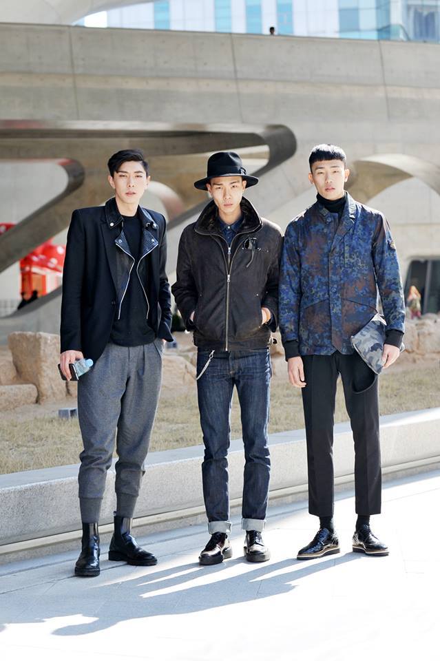 koreanmodel:  Streetstyle: Kim Moo Young, Kim Do Jin and Min Joonki at Seoul Fashion