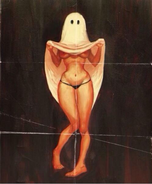 teamvoorhees: Vintage Pin-up Ghost