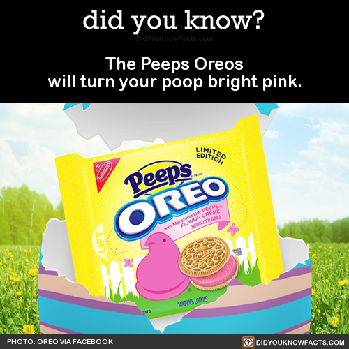 Sex did-you-kno:The Peeps Oreos will turn your pictures