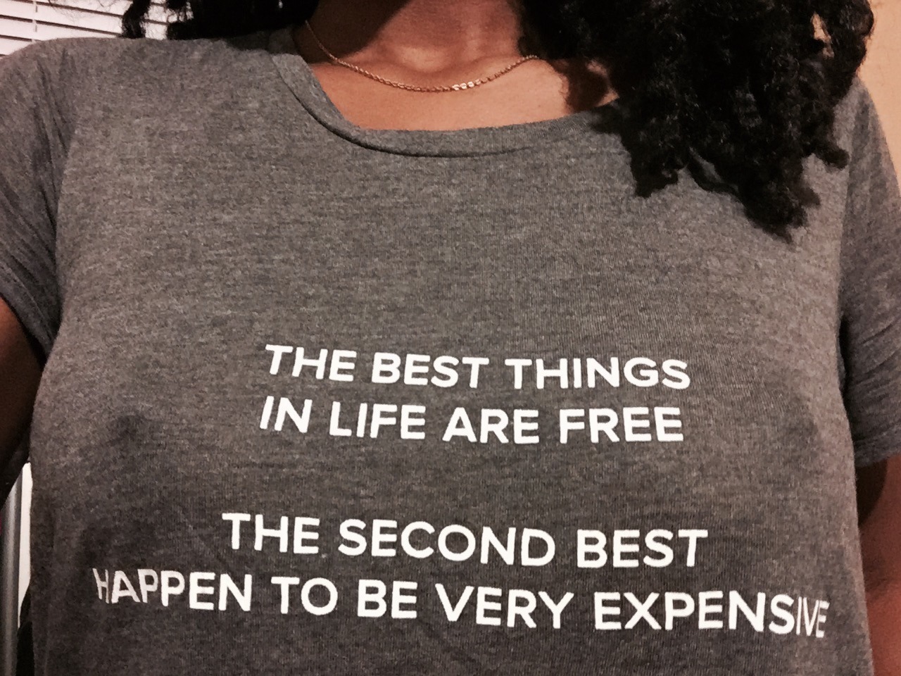 sugarintheraw:  The best things in life are free The second best happen to be very