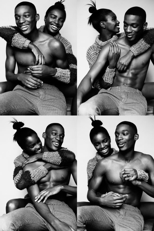 sugahwaatah:  dualsides:  Harry Uzoka and Leomie Anderson are my fave black UK couple. Firstly becau