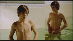 John Moulder-Brown naked cute butt and frontal in Deep End 