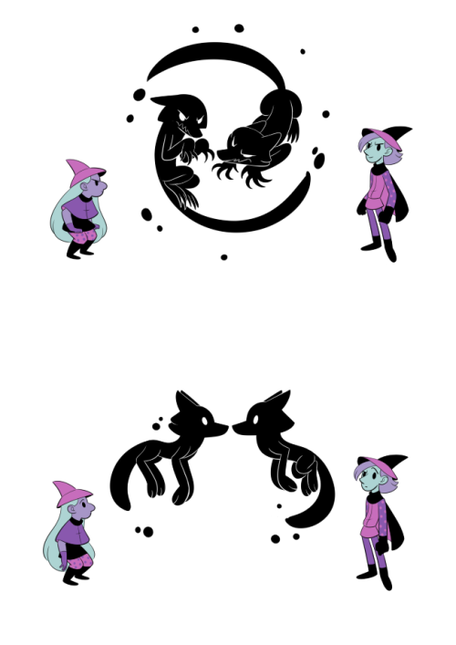 klondikekun:  stutterhug:  Familiar Fight. Tapastic. Twitter.  I hate when this happens.   omg cute x3