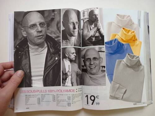 atlashuggedd:   Michel Foucault as turtleneck model.  omg so cute baby foucault