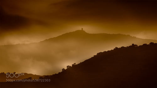 Tower in the mist by JohnWright5