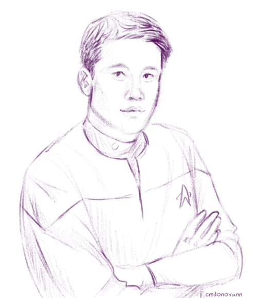 cmdonovann:been watching voyager so heres a study of kim since i havent tried to do actual studies i
