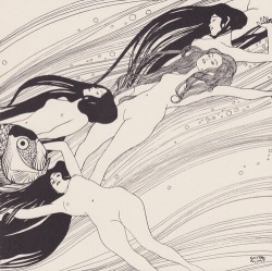 tazotlove:    The Blood of Fish, 1898 Gustav Klimt    