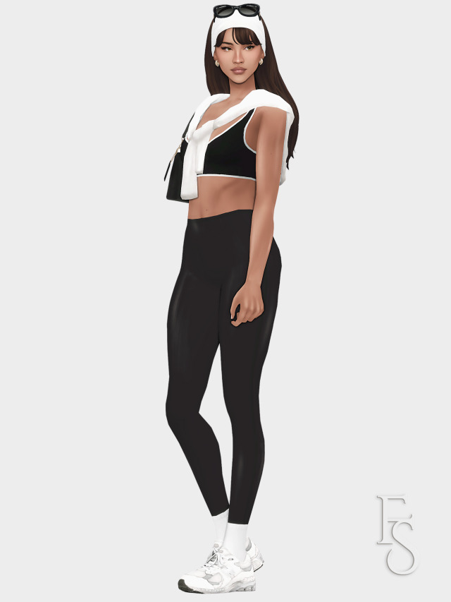 Monochromatic Pilates Princess Lookbook 01. Headband | Purse | Cardigan ...