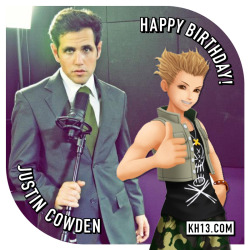 kh13:   “All right, no more playing around!” Happy 40th birthday to Justin Cowden (born January 8th, 1977), he voices Hayner in Kingdom Hearts II! #BDayKHwww.kh13.com  