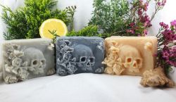 blondebrainpower: Art as alchemy. As a sculptor turned soap and candle maker, I have a passion for working with my hands. I gather inspiration from nature, folklore, horror, religious iconography, and add my own personal flair. I like to tell stories
