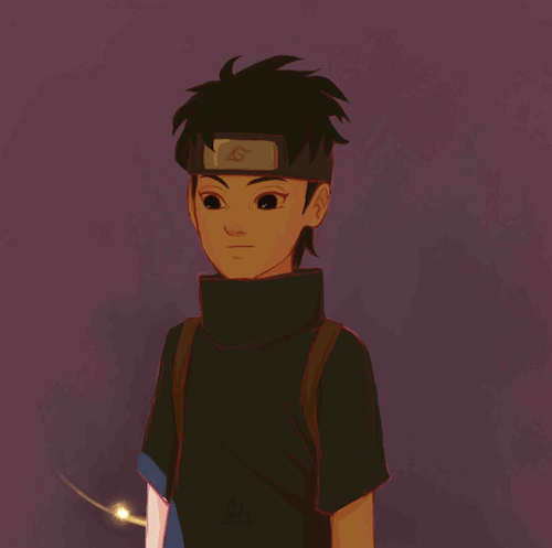 Spark: ShisuiA gif made out of this drawing of Shisui