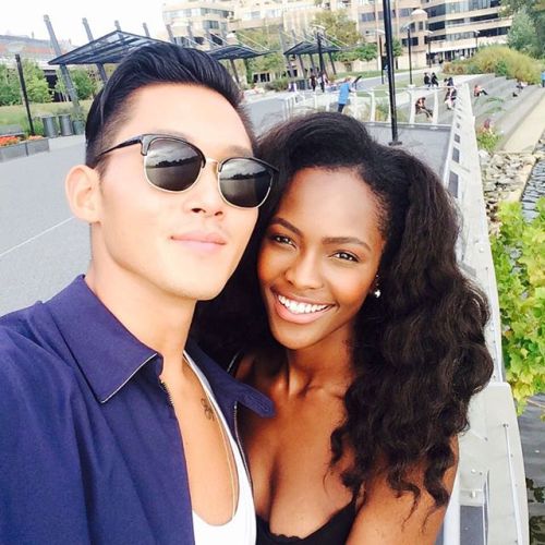 securelyinsecure:Models Mamé Adjei and Justin Kim