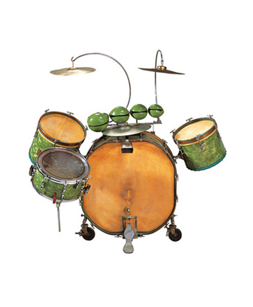 Carlton Drum Kit in stylised art deco design, The Prince Model, 1937. London.Percussion instruments 