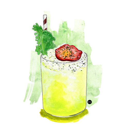 My last work : Cocktails illustrations commissioned by Stylist Magazine (UK). You can view them in a