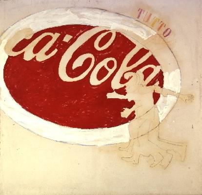 Mario Schifano, Coca Cola, 1972. Mart, Rovereto, Italy.