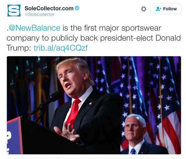 welfare-queen:  husssel:  micdotcom:   People are dumping their New Balance shoes