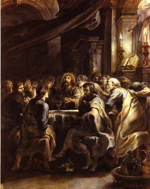 artist-rubens:  The Last Supper, 1632, Peter