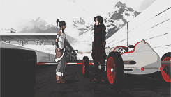 donnatroyed:   Asami + maroon/red (requested by foo-of-the-forest)  